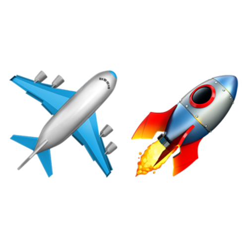 ✈🚀 Emoji Domain iOS rendering